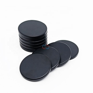 Disco da 25x3mm rotondo Magnete al neodimio N52 rivestimento epossidico nero neodimum Magnete NeFeB magneti Materia - Product Image 1