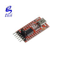 Module adaptateur USB 3.0 vers USB 2.0 FT232RL, convertisseur série TTL 3.3V/5.5V, rouge, 43x17mm, pour mini-port FT232
