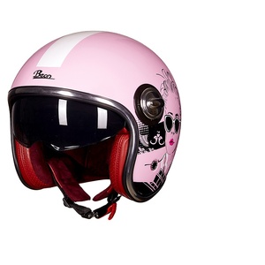Para BEON B108A Vintage Dual Lens Jet Casco ABS Open Face Motocicleta Biker Cruiser Scooter <span class=keywords><strong>Touring</strong></span> Nueva condición - Product Image 1