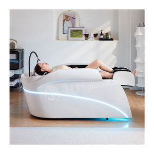 Cama de Spa eléctrica moderna de lujo con características ajustables Terapia de agua Champú Cama Lavado de cabello Cama de masaje - Product Image 4