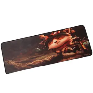 Advertising Corporate Promotional Environmentally Friendly Natural Rubber Waterproof Custom Heat Transfer Mouse Pad Game Pad