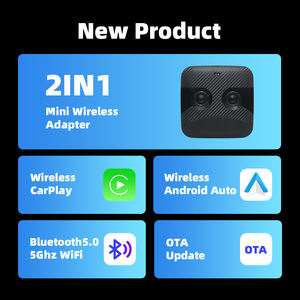 Super Mini adaptateur CarPlay sans fil facile à mettre à niveau pour Apple compatible avec iPhone et intégré CarPlay s'adapte à la plupart des voitures - Product Image 2