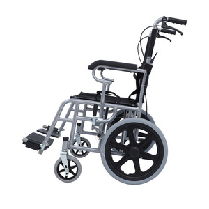 Lightweight Manual Wheelchair Aluminum Alloy Foldable Portable For Elderly And Hospitals - Product Image 3