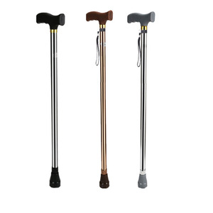 Aluminum Alloy Cane Adjustable Height Rubber Tip <b>Walking</b> <b>Stick</b> For Hiking Outdoor Use - Product Image 5