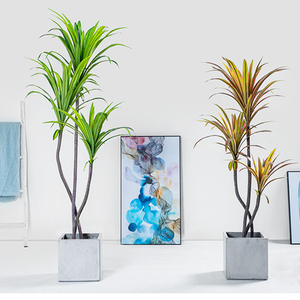 Plastic Dracaena Agave Brazil Iron Green Plant Artificial Tree Artificial Plant Manufacturer