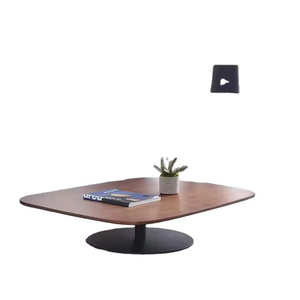 Mesa <span class=keywords><strong>de</strong></span> <span class=keywords><strong>Centro</strong></span> Moderna <span class=keywords><strong>de</strong></span> Diseño Italiano Hecha a Medida en Fábrica China, Superficie <span class=keywords><strong>de</strong></span> Madera, Base <span class=keywords><strong>de</strong></span> Metal, Mesa <span class=keywords><strong>de</strong></span> Café para Sala <span class=keywords><strong>de</strong></span> Estar - Product Image 3