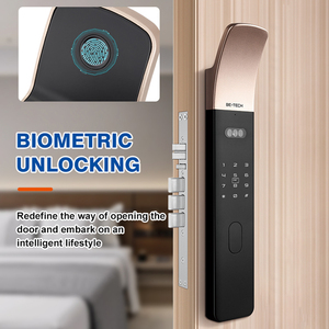 Cerradura de puerta inteligente completamente automática al mejor <span class=keywords><strong>precio</strong></span>, cerradura Digital Tuya, cámara Wifi, reconocimiento facial 3D, huella dactilar, cerradura de puerta inteligente para el hogar - Product Image 3
