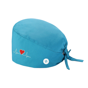 Touca Cirúrgica Médica Formal de Algodão com Amarração Traseira, Estampada e Bordada com Logotipo Personalizado para Clínica Hospitalar – Pronta Entrega - Product Image 3