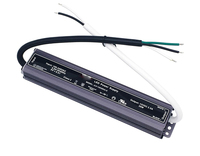 Conducteur LED 36 Watts 3A, Alimentation LED 12V, Transformateur 120V vers 12V Étanche IP67 pour l'éclairage LED intérieur et extérieur