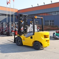 Qingcha, Nueva Marca China, Montacargas Hidráulico de 2.5 y 3 Toneladas, Carretilla Elevadora Diésel con Motor Xinchai