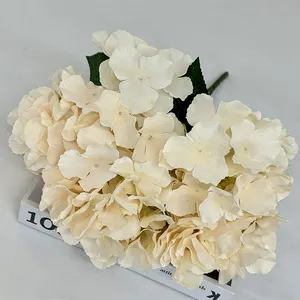 Высокое качество искусственный TIANYUAN 5 вилок большой лепесток гортензии искусственный цветок Гортензия на ощупь домашний Свадебный декор
