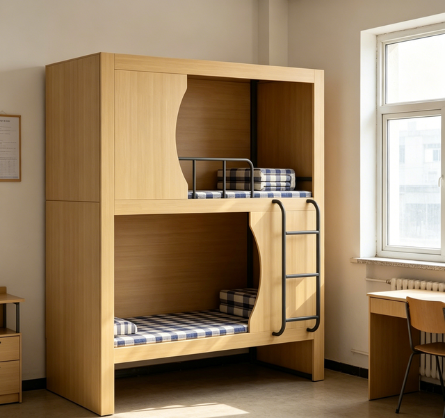 Modern Metal Space Capsule Hostel Bunk Bed for School Hotel Apartment Use-Queen/King Size