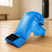 Gants de karaté professionnels Woosung, protège-mains bleus et rouges, pour entraînement et sparring, adultes et jeunes.