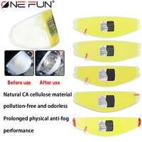 Autocollants pour inserts de visière à clipser pour casques S600/700/800/900/S/C Openline/Ridill/RSI, film anti-buée pour écran transparent de casque Shark