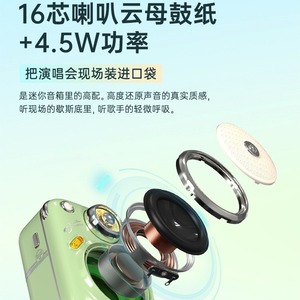 Divoom Beetle Fm Mini Portable Speaker Radio With Rechargeable Battery Green Color - Product Image 4