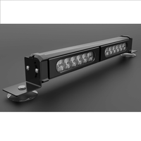 Barre lumineuse LED stroboscopique monochrome/bicouleur DC12-24V 36W-144W IP65, lumière d'avertissement d'urgence pour camion et véhicule