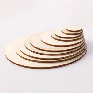 Round wood piece DIY wood plywood special-shaped wood piece