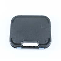 Boîte de rangement portable en plastique rigide avec système de verrouillage facile pour les voyages, les ateliers et l'organisation à domicile