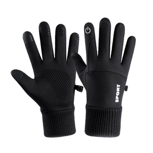 ถุงมือขี่มอเตอร์ไซค์แบบเต็มนิ้วสำหรับฤดูหนาว ใช้ได้กับหน้าจอสัมผัส  วัสดุแข็งแรงทนทาน เหมาะสำหรับกิจกรรมกลางแจ้ง ขี่จักรยานเสือภูเขา และขี่มอเตอร์ไซค์ - Product Image 2