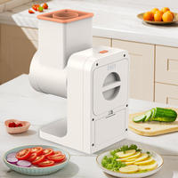 Elektrische Multifunctionele Fruit En Groentesnijder Chopper Cutter Dicer Rasp Machine Roestvrij Staal Voor Thuis Keuken