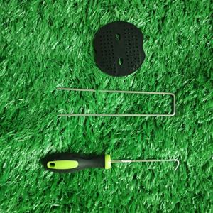 Màu xanh lá cây vườn 6 inch Chốt Chân Mặt Đất Cổ Phần Stakes gai U hình cảnh quan đảm bảo Nail Pin cỏ vải lưới thảm - Product Image 3