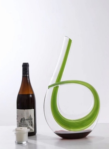 <span class=keywords><strong>Carafe</strong></span> <span class=keywords><strong>à</strong></span> <span class=keywords><strong>vin</strong></span> rouge en verre soufflé <span class=keywords><strong>à</strong></span> la main, unique, pour la vente en gros - Product Image 2