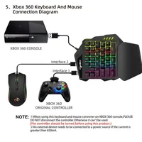 Convertisseur de clavier de jeu pour PS4 Pro, PS3, XBOX 360, XBOX ONE, prise USB Type C, connectez la console de jeu, adaptateur de manette de jeu