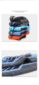 <span class=keywords><strong>Chaussettes</strong></span> de sport à compression en coton pour hommes et femmes <span class=keywords><strong>Chaussettes</strong></span> de <span class=keywords><strong>ski</strong></span> de basket-ball chaudes et respirantes imprimées avec logo personnalisé - Product Image 3