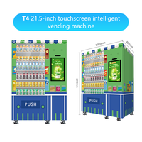 Distributeur automatique de grande capacité à écran tactile de 21,5 pouces, très demandé pour les magasins de commodité en libre-service