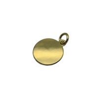 Vente directe d'usine 24mm en alliage de Zinc rond étiquette vierge curseur avec accessoires assortis-accessoires de sac de gravure bricolage