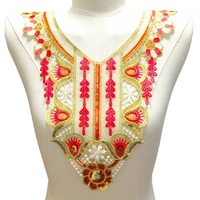 Nouveau Design Couleurs Broderie Paillettes Corps Dentelle Applique Patches pour Robes LT2854A