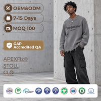 Pull en maille personnalisé avec lettres brodées, service personnalisé, streetwear, fabrication de pulls en maille pour hommes, tricot pour hommes, tricotage