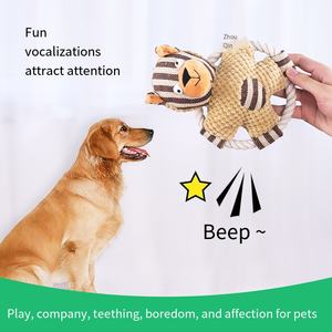Sıcak satış oynak <span class=keywords><strong>Pet</strong></span> köpek vokal oyuncak seti dayanıklı köpek gıcırtılı çiğneme oyuncağı interaktif kedi diş temizleme oyuncak - Product Image 3