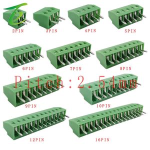 <span class=keywords><strong>2</strong></span>.54毫米/0.1 “间距PCB螺钉接线端子连接器2P 3P 4P 5P 6P 7P 8P 9P 10P 12P 16Pin 16Pin端子150V 6A，用于26-18awg电缆 - Product Image 1