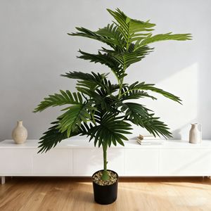 Venta Directa de Fábrica y al por Mayor de Adornos Decorativos de Alta Gama para Ventanas, <span class=keywords><strong>Chrysalidocarpus</strong></span> <span class=keywords><strong>Lutescens</strong></span> Artificial - Product Image 3