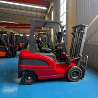 Forklift Listrik Bersertifikat CE, Penjualan Langsung Pabrik, Mendukung Ketinggian Angkat yang Dapat Disesuaikan untuk Pekerjaan Gudang Dalam Ruangan