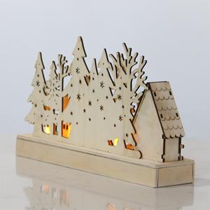 2024 New Item 6L Warm White <b>LED</b> MDF Deer and <b>Tree</b> Light for Christmas Holiday Party Decoration - Product Image 3