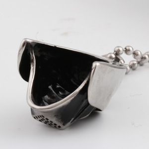 Collar con Colgante de Máscara de Darth Vader de Star Wars, Acero Inoxidable, Cadena de 60 cm, Joyería de Regalo, Colgantes Temáticos de Personajes de Dibujos Animados, Calavera - Product Image 4