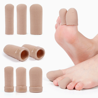 Protège-orteils en gel rembourrés pour la danse, les cors, les ampoules et les doigts de cheville en forme de marteau, accessoires de ballet
