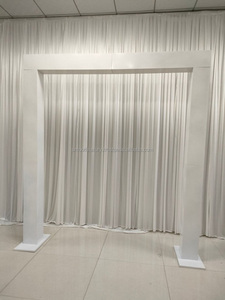 Suave personalizado al aire libre negro Metal escenario arco marco desmontable boda telón de fondo soporte para fiesta boda evento Decoración - Product Image 4