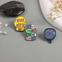 Accessoires de mode ensembles gants de boxe sucre pilules miroir en gros métal artisanat dessin animé broche personnalisé épinglette émail broches