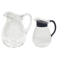 Pichet à eau en plastique acrylique, carafe pour boissons