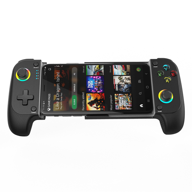 Wireless Mobile Gaming Controller with Hall Effect Joystick and Hall Triggers for Wireless Gamepad