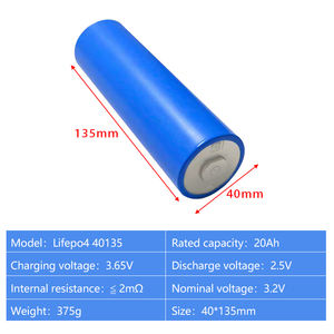 Sel Baterai C40 20Ah 3.2V Lifepo4 40135 33140 untuk Kendaraan Listrik Forklift Sepeda Silinder Lithium Ion Performa Tinggi - Product Image 3