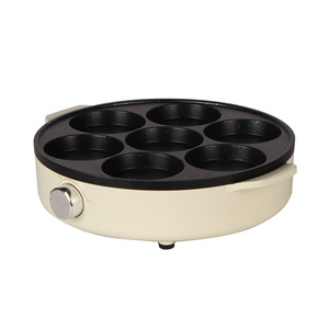 Commercial and Household Seven-Hole Non-Stick Omelette Pan with Automatic Plug-in Egg Burger Machine for Breakfast Fried <b>Foods</b> - Product Image 1