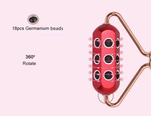 Gesichtsroller-Massagegerät Lifting-Schönheitsstab aus Metall mit Germaniumstein für Gesicht, Körper, Augen, Kinn und Hals zur Straffung und Anti-Aging - Product Image 4