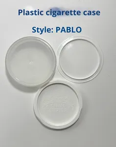 Pot d'emballage en plastique PP transparent à trois ouvertures, moulage par soufflage, utilisation universelle, design portable pour embout buccal à nicotine - Product Image 4