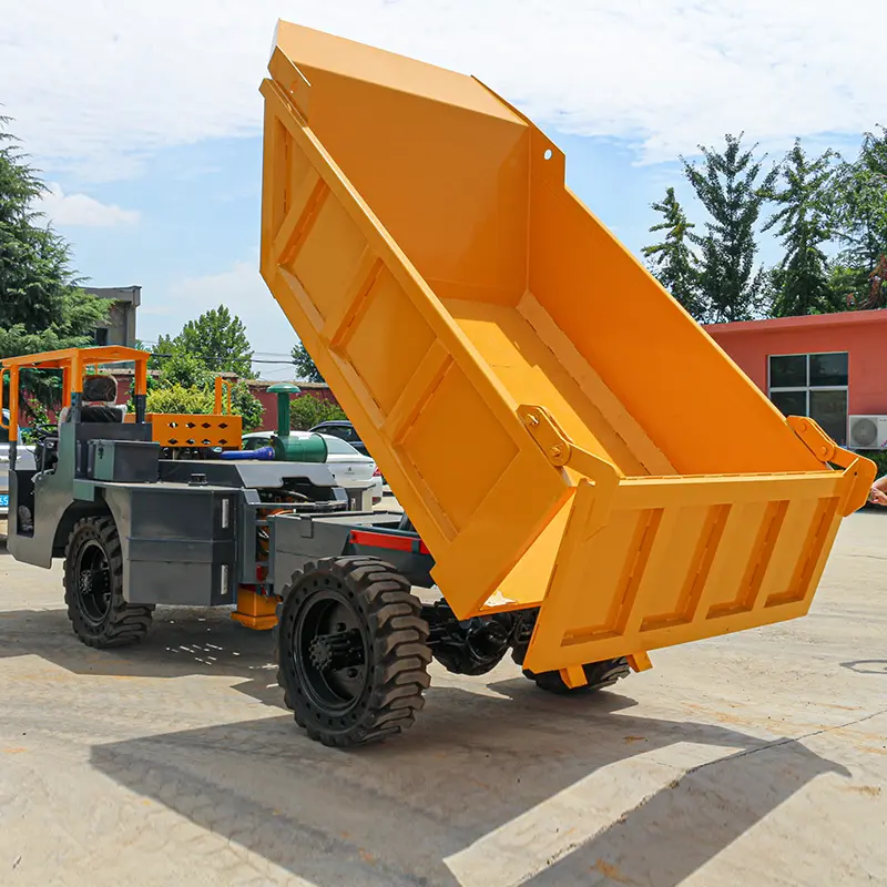 4WD chinois UK8 8 tonnes 10 tonnes mine souterraine dumper mining tricycle véhicule dumper 360 degrés cargo dumper camion minier