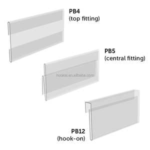 Clips Hookei en soportes de etiquetas para estantes de supermercado - Product Image 3