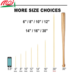 Bâton de barbecue en bambou rond jetable compétitif fabriqué à la machine - Product Image 3